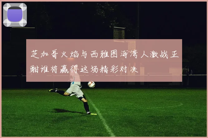 芝加哥火焰与西雅图海湾人激战正酣谁将赢得这场精彩对决